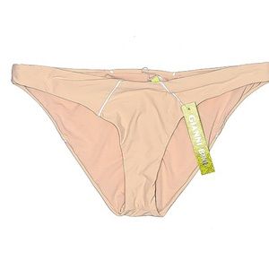 GIANNI BINI Nude Swim Bottoms Large